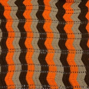 1970s vintage crochet blanket